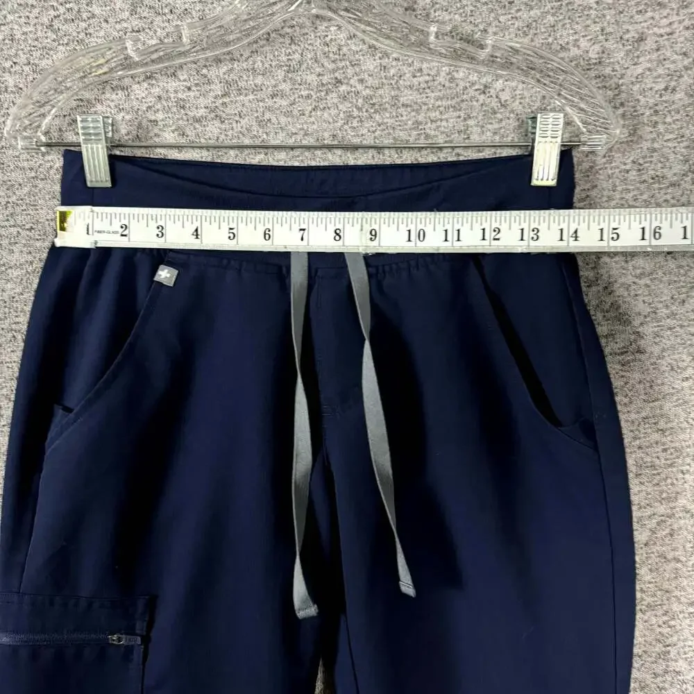 Figs Women’s Size XS Blue Zamora Cargo Scrub Pant - Pockets